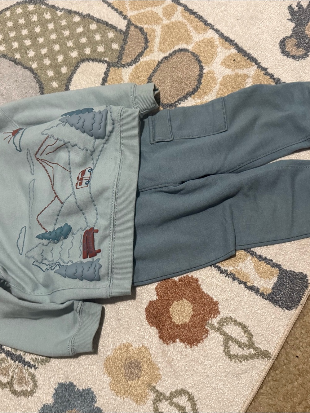 Carter's Teal Blue Pull-On Jogger Pants for Kids